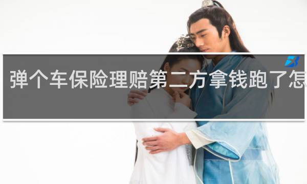 弹个车保险理赔第二方拿钱跑了怎么办