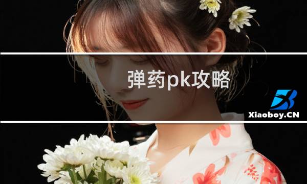 弹药pk攻略