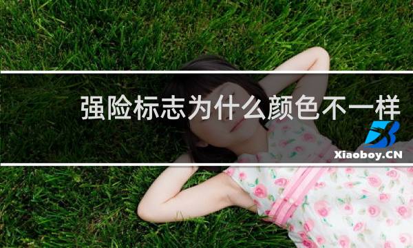强险标志为什么颜色不一样