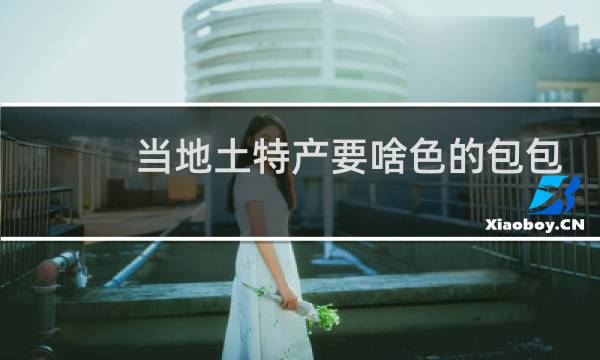 当地土特产要啥色的包包