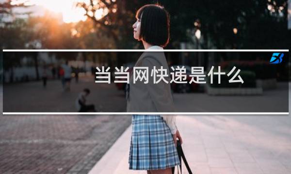 当当网快递是什么