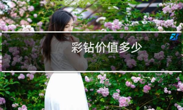 彩钻价值多少