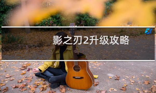 影之刃2升级攻略