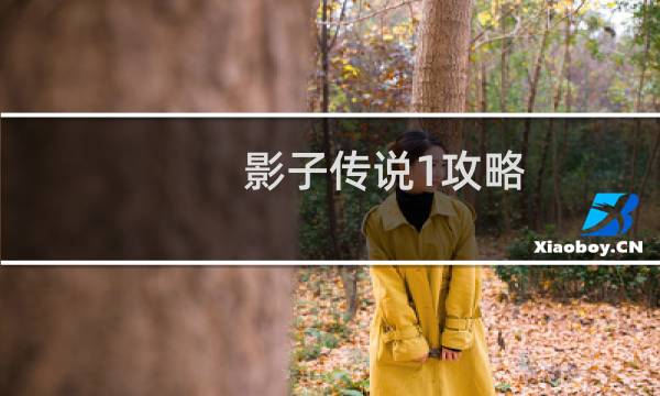 影子传说1攻略