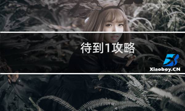 待到1攻略