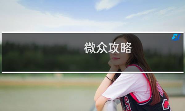 微众攻略