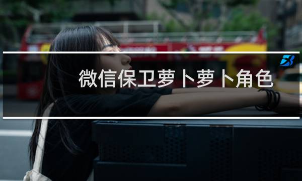 微信保卫萝卜萝卜角色