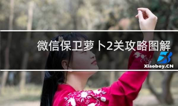 微信保卫萝卜2关攻略图解