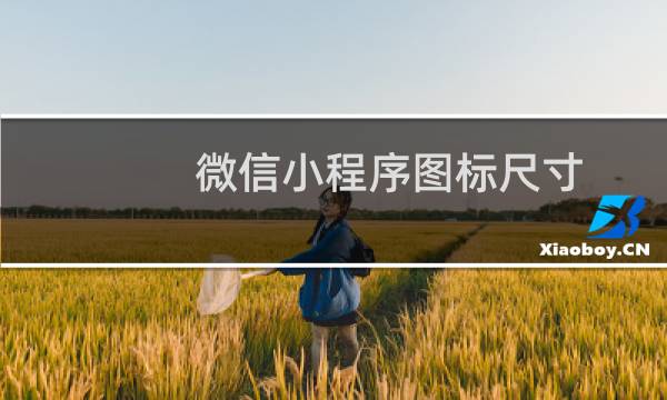 微信小程序图标尺寸