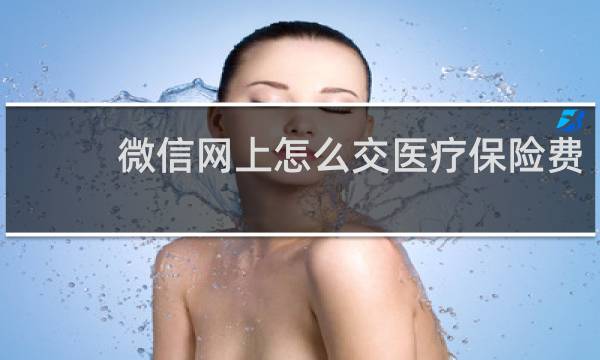 微信网上怎么交医疗保险费
