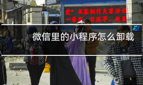 微信里的小程序怎么卸载