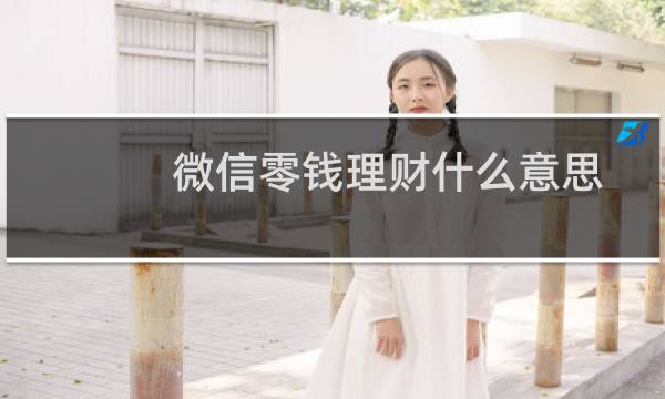 微信零钱理财什么意思