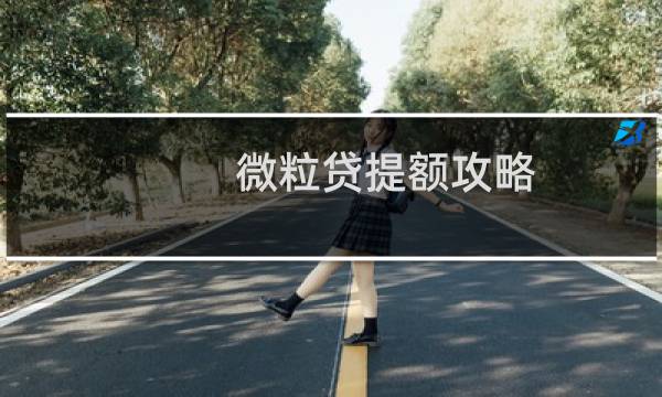 微粒贷提额攻略