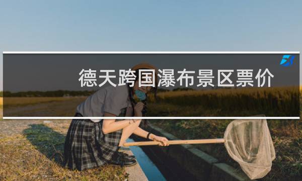 德天跨国瀑布景区票价