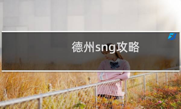 德州sng攻略