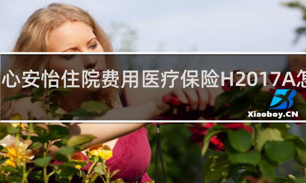 心安怡住院费用医疗保险H2017A怎么样