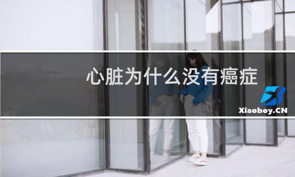 心脏为什么没有癌症