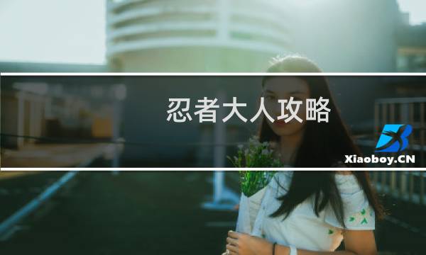 忍者大人攻略