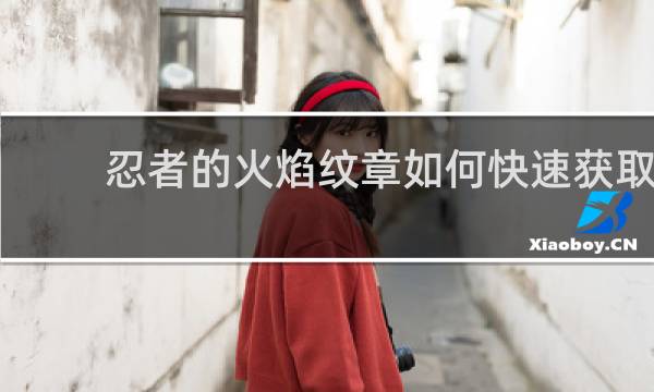 忍者的火焰纹章如何快速获取