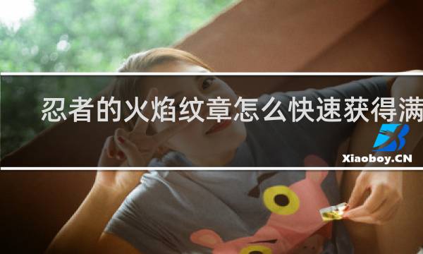 忍者的火焰纹章怎么快速获得满级