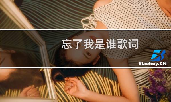 忘了我是谁歌词