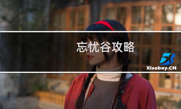 忘忧谷攻略