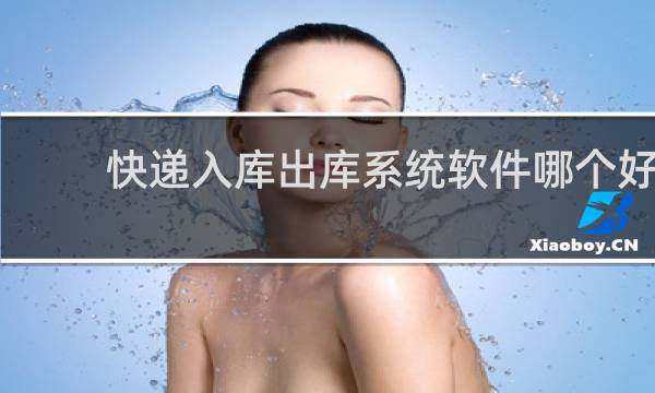 快递入库出库系统软件哪个好