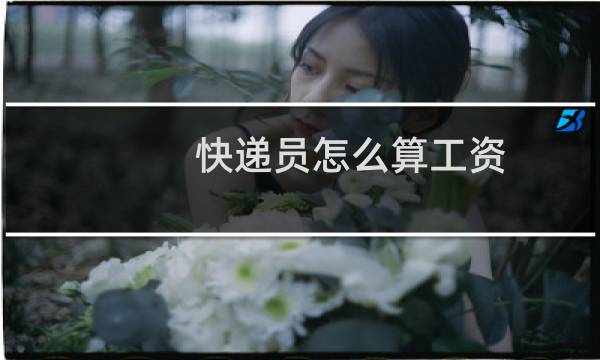 快递员怎么算工资