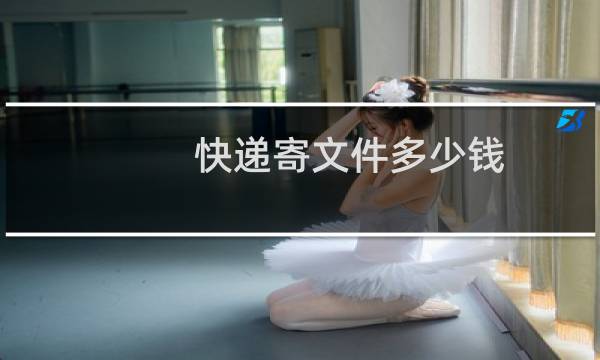 快递寄文件多少钱