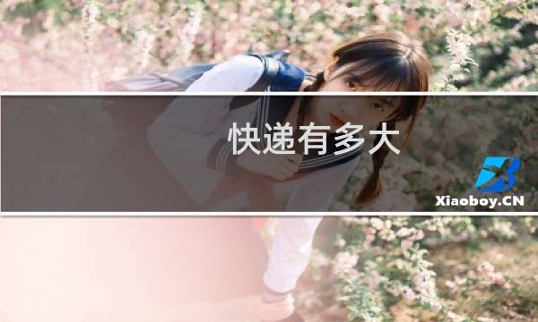 快递有多大