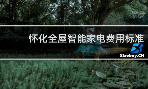 怀化全屋智能家电费用标准