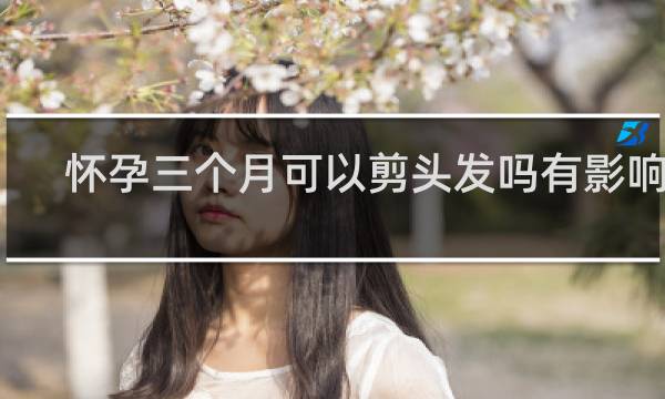 怀孕三个月可以剪头发吗有影响吗