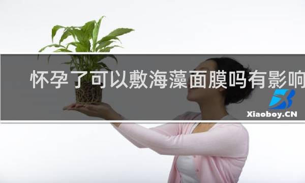 怀孕了可以敷海藻面膜吗有影响吗