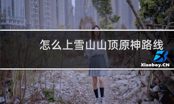 怎么上雪山山顶原神路线
