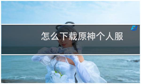 怎么下载原神个人服