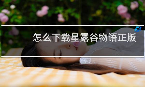 怎么下载星露谷物语正版