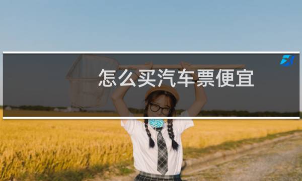 怎么买汽车票便宜