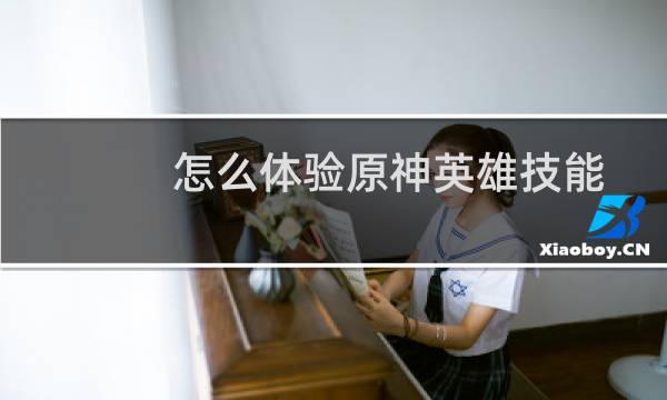 怎么体验原神英雄技能