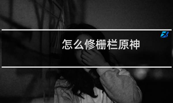 怎么修栅栏原神