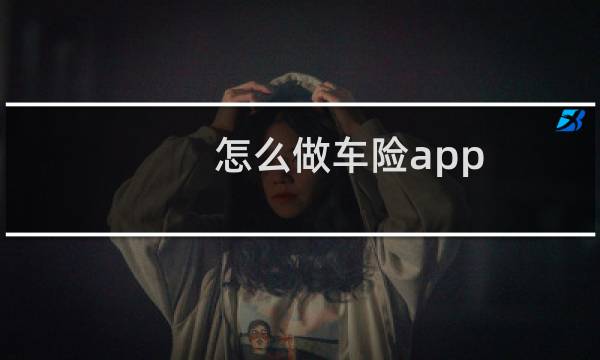 怎么做车险app