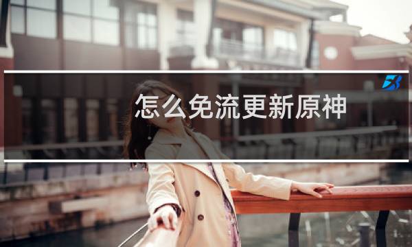 怎么免流更新原神