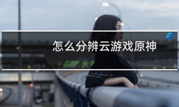 怎么分辨云游戏原神