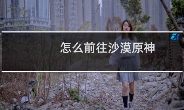 怎么前往沙漠原神