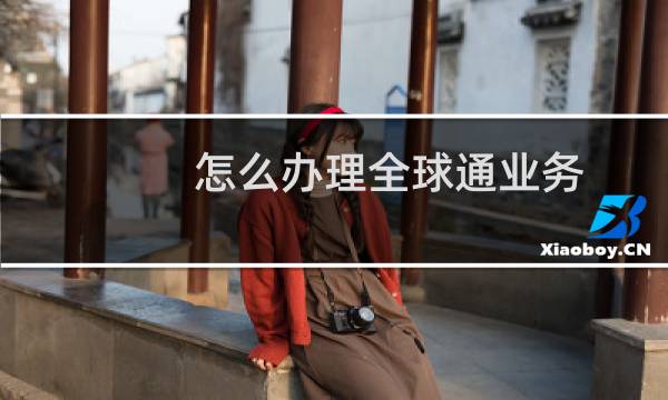 怎么办理全球通业务