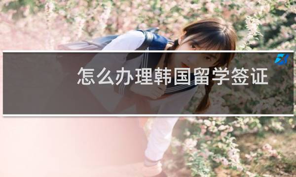 怎么辦理韓國(guó)留學(xué)簽證