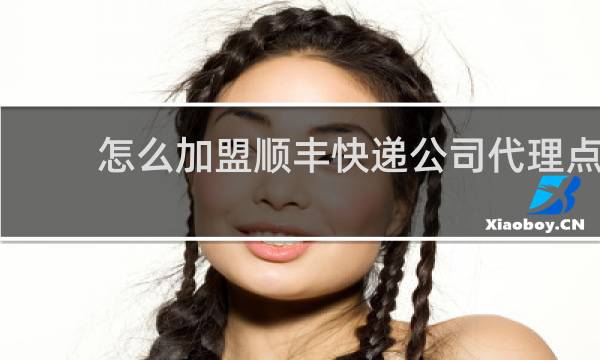 怎么加盟顺丰快递公司代理点
