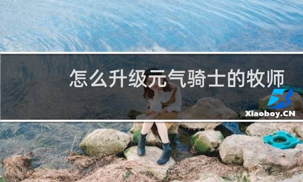 怎么升级元气骑士的牧师