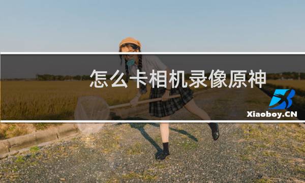 怎么卡相机录像原神