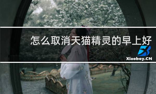 怎么取消天猫精灵的早上好