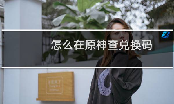 怎么在原神查兑换码